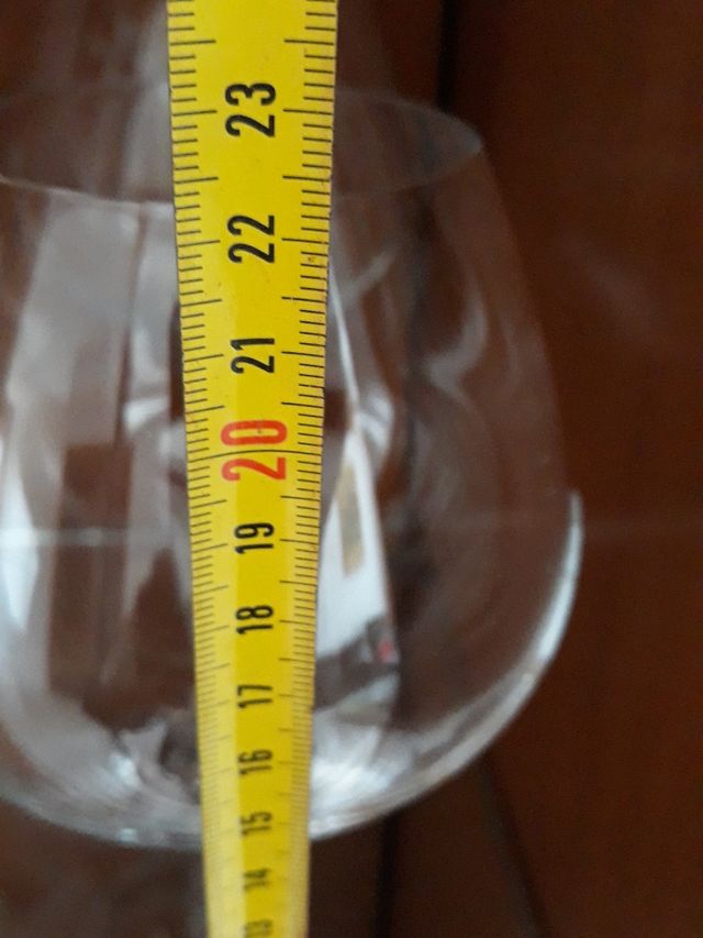 18 Copas Cristalería de bohemia