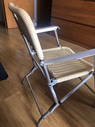 Sillon de aluminio y plastico en buen estado