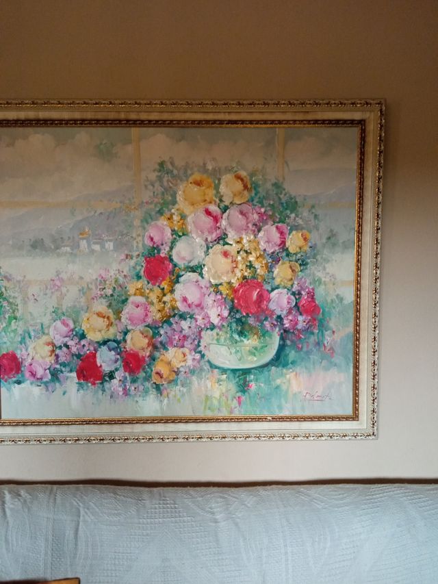 Cuadro pintado a mano