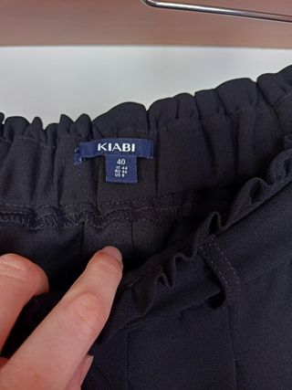Falda negra Kiabi T.40
