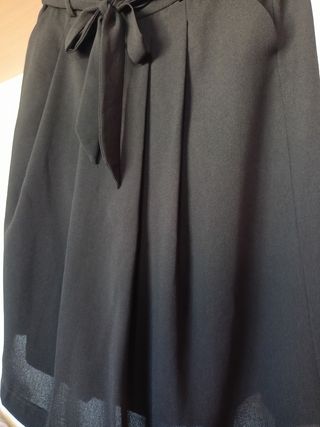 Falda negra Kiabi T.40