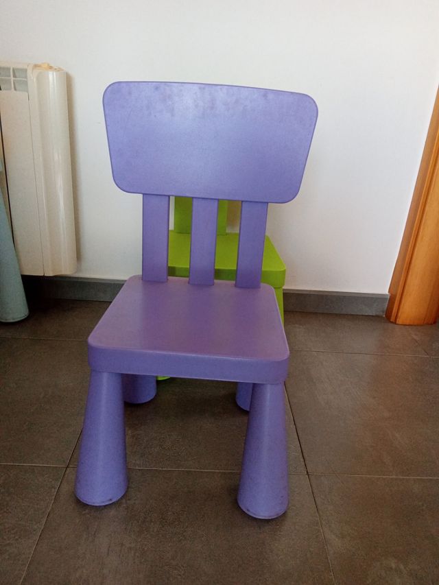 Mesa y dos sillas niño Ikea