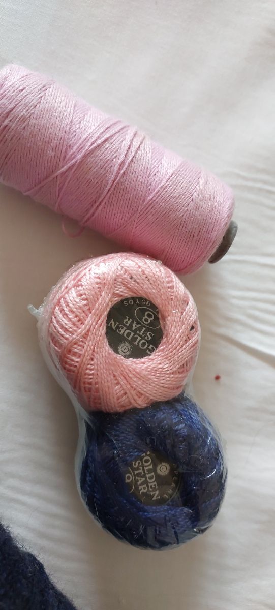 Lote hilos y lanas manualidades costura