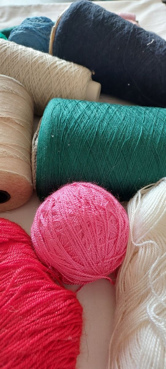 Lote hilos y lanas manualidades costura