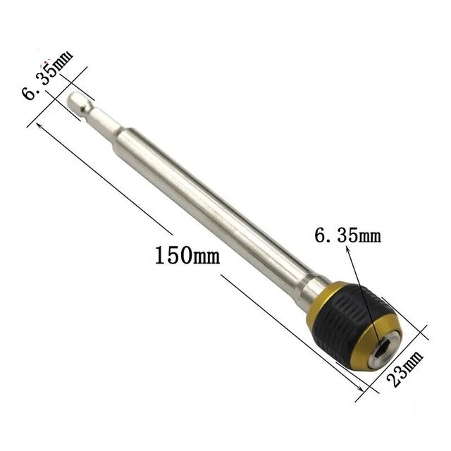 Porta Puntas Magneticas 1/4 Hexagonal 15cm