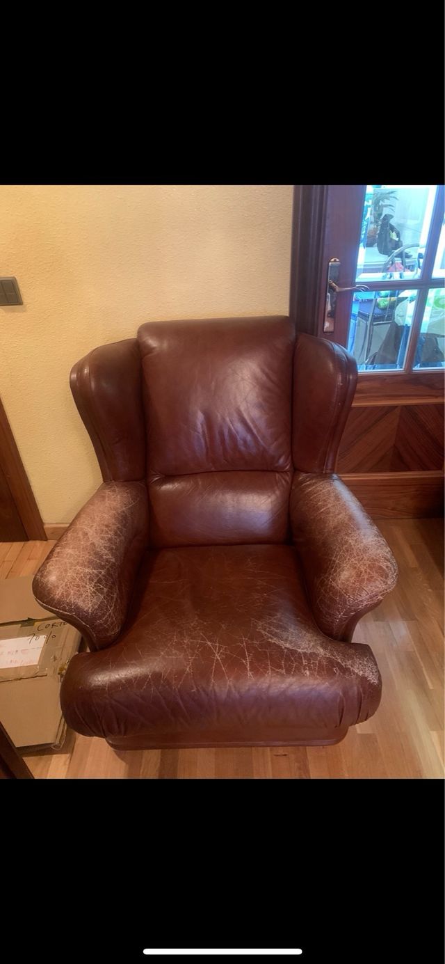 Sillon orejero piel