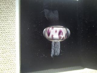 Charm murano Pandora leopardo morado