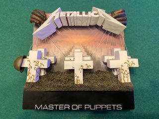 METALLICA Master of Puppets copertina album 3D