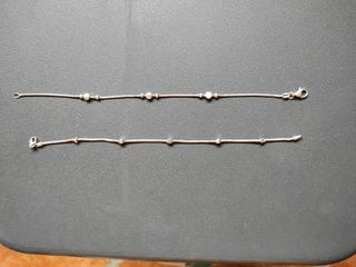 Pulseras de plata