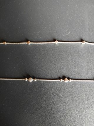 Pulseras de plata
