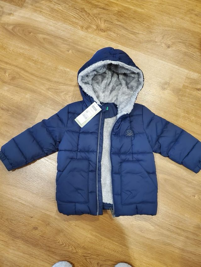 Abrigo niño nuevo Benetton