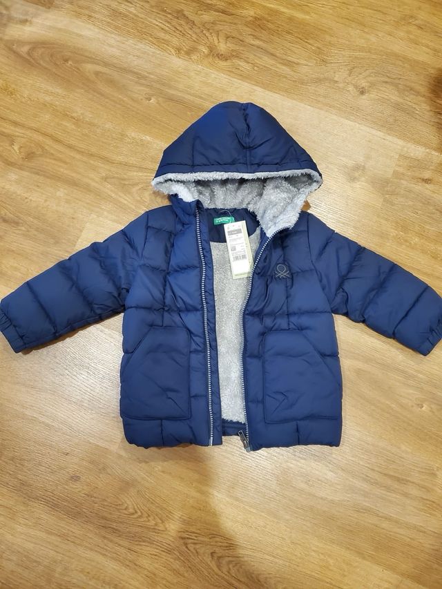 Abrigo niño nuevo Benetton