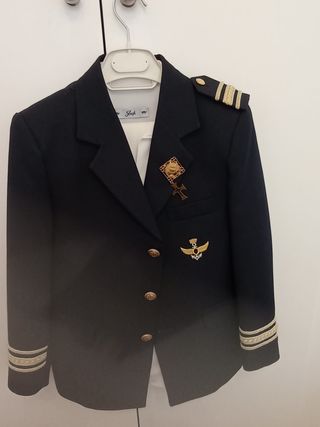 Traje de comunión  almirante con zapatos