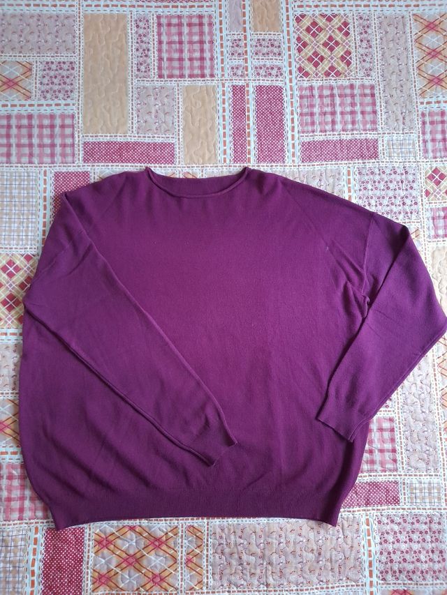 Maglione vinaccia borgogna