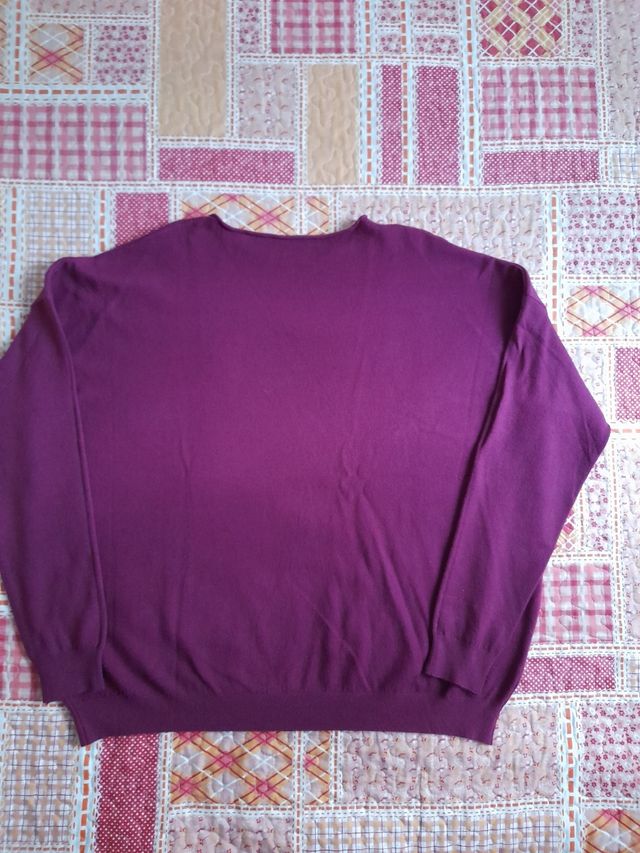 Maglione vinaccia borgogna