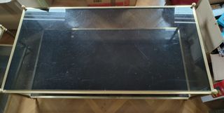 mesa baja y de café de vintage años 80