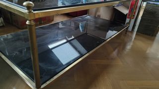 mesa baja y de café de vintage años 80