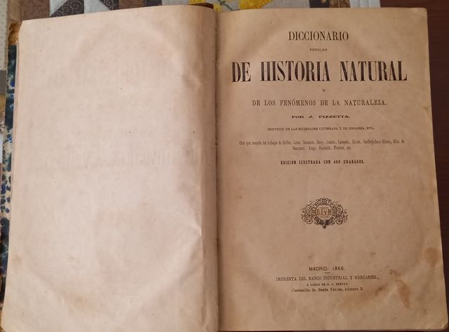 Diccionario popular de historia natural