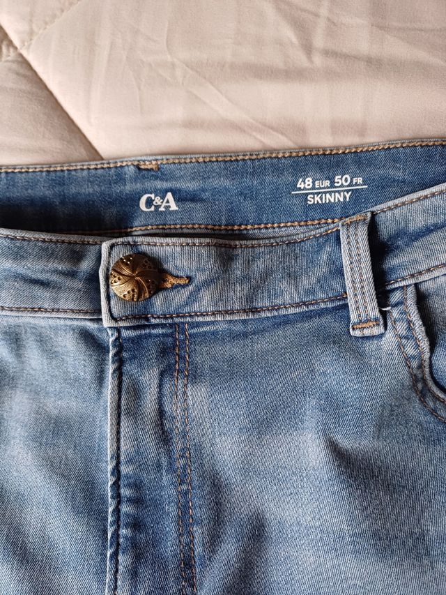 PANTALON VAQUERO MUJER TALLA 48 C&A