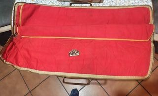 Funda piel escopeta  antigua