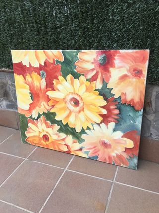 Cuadro margaritas 92x73 cm