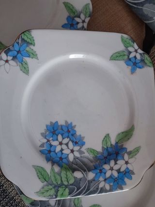 Set de Postre Porcelana Inglesa Bell China