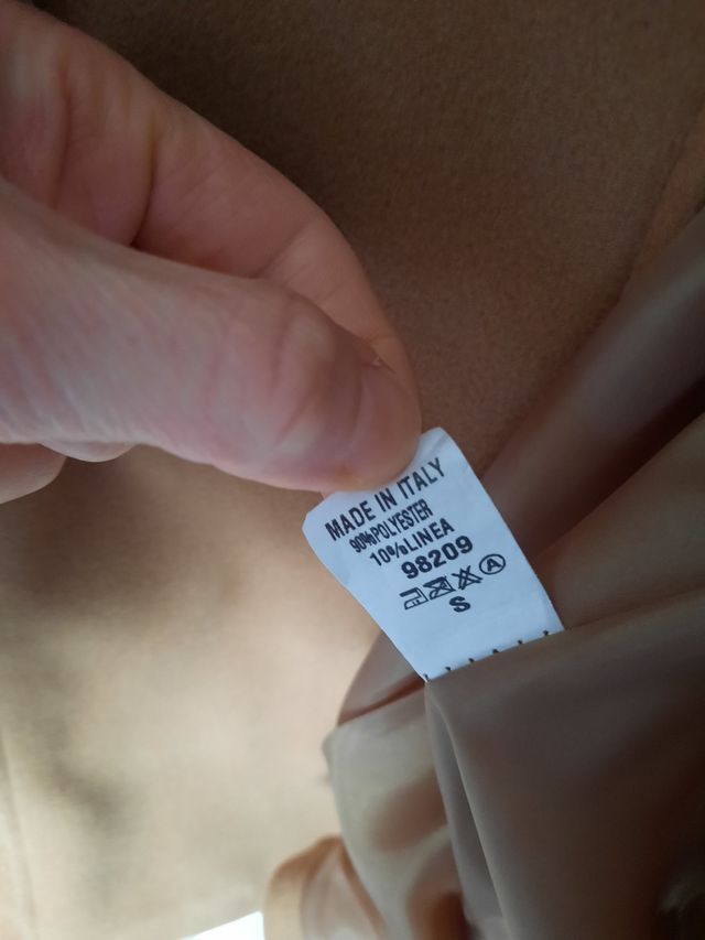 Cappotto Abrigos chic,cammello, taglia S/40
