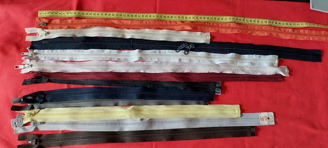 Lote de cremalleras nuevas costura