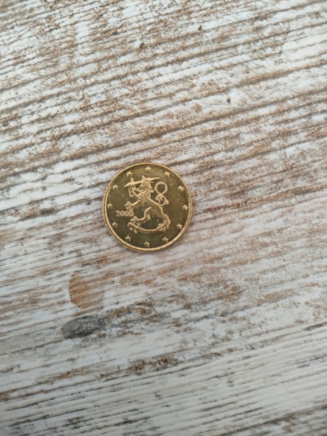 Moneda de Finlandia del año 2000 de 10 c