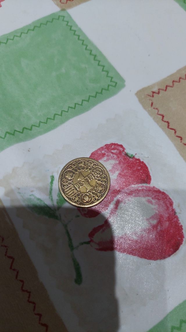 Moneda 1 peseta 1944
