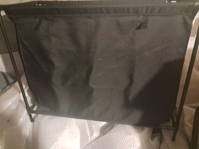 Zapatero negro lona. Oportunidad