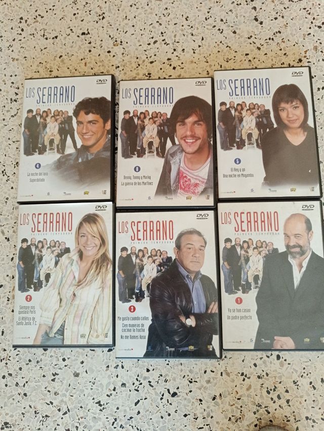 6 DVD Los serrano