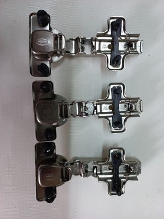 Bisagras de cazoleta recta