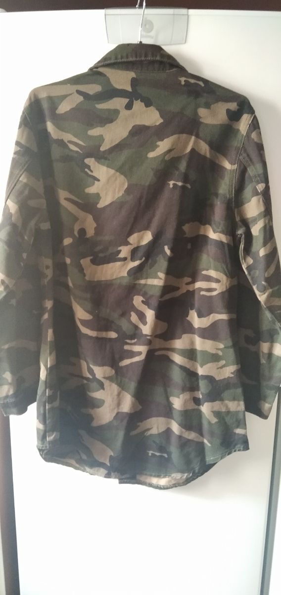 Camisa estampado militar mujer