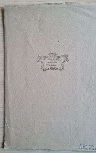Foto Primera Comunión, 1933. En Montserrat