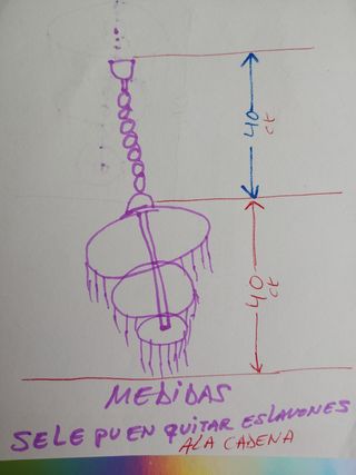 Lampara de techo.