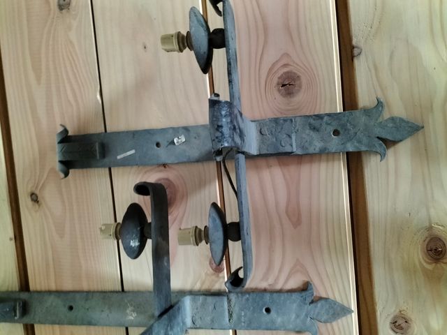 Apliques de hierro forjado.