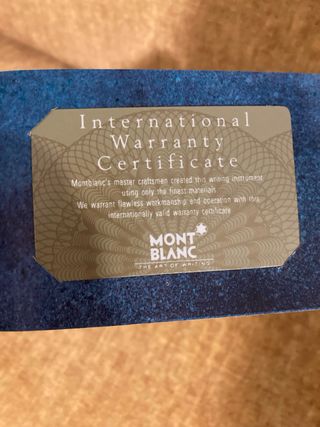 Boligrafo Mont Blanc coleccion Meisterstück