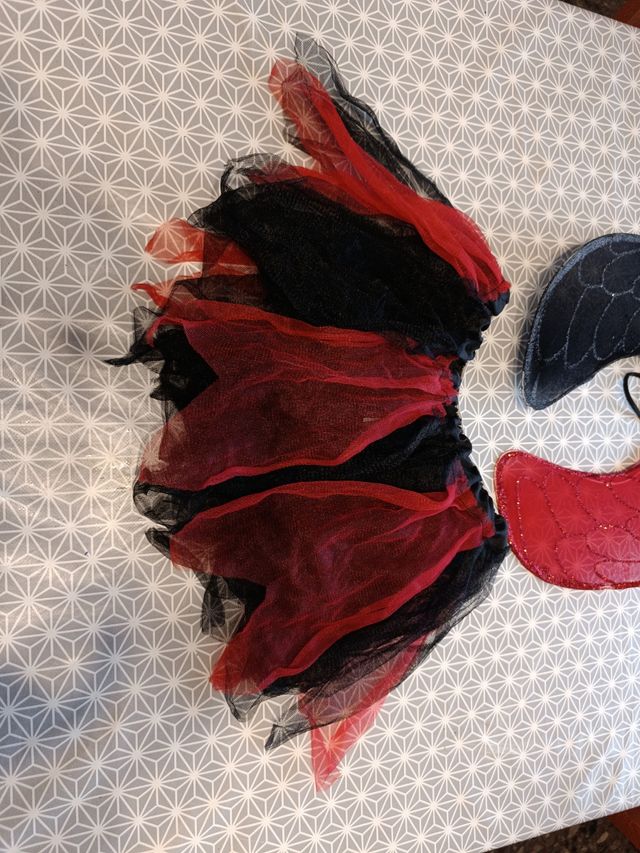 👹Disfraz demonio niña