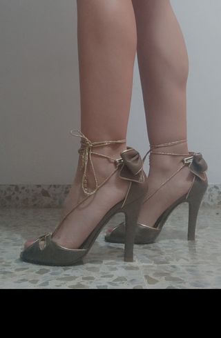 Zapatos MISS SIXTY dorado/bronce