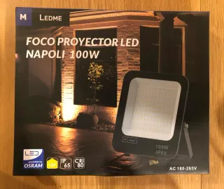 10x Foco Proyector Led Napoli 100W M Ledme 3000k