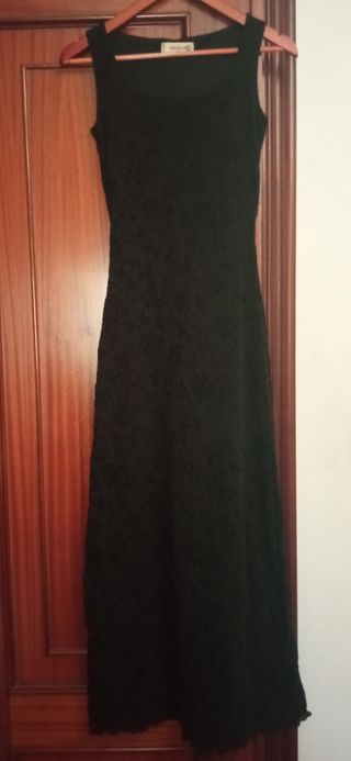Vestido de fiesta flor terciopelo 38/40