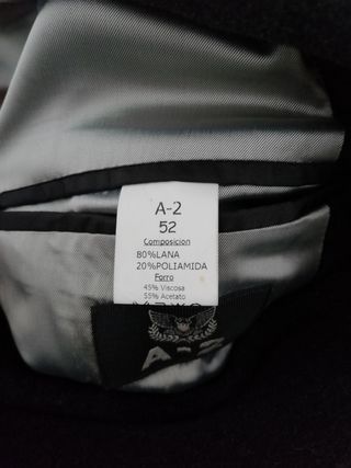 Abrigo de lana talla 52