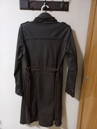 Abrigo de cuero
