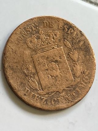 2 Monedas 10 céntimos Alfonso XII 1878
