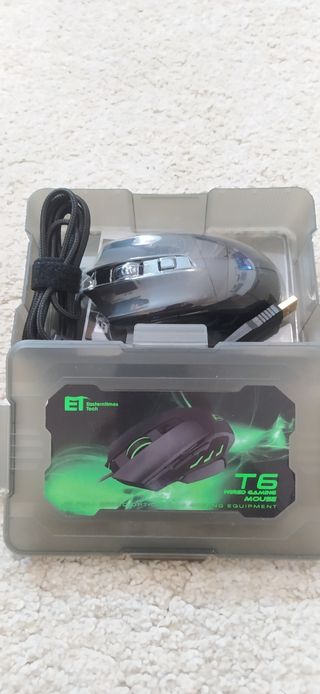 Ratón gamer  T6 wired Gaming