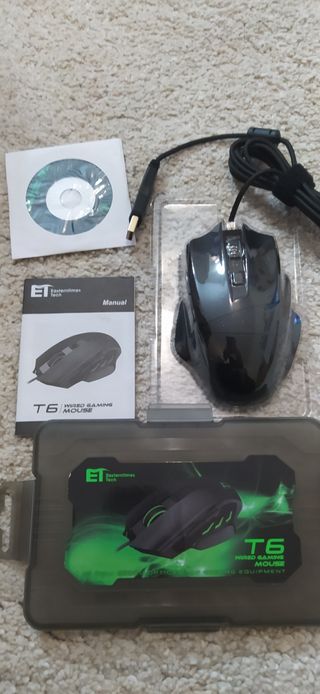 Ratón gamer  T6 wired Gaming