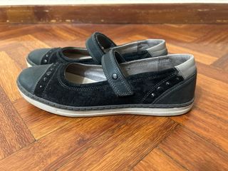 Bailarinas negras con velcro