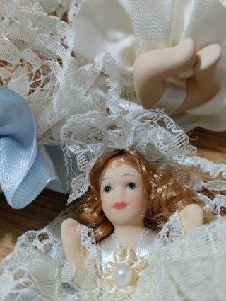 Bamboline porcellana . Vintage