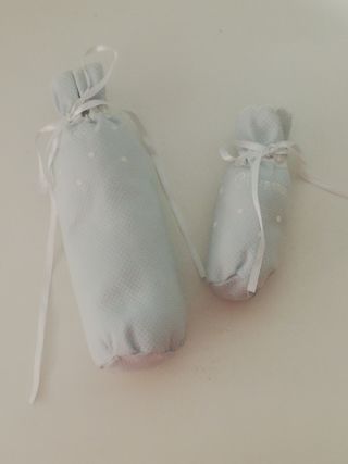 Saquito biberón y chupete